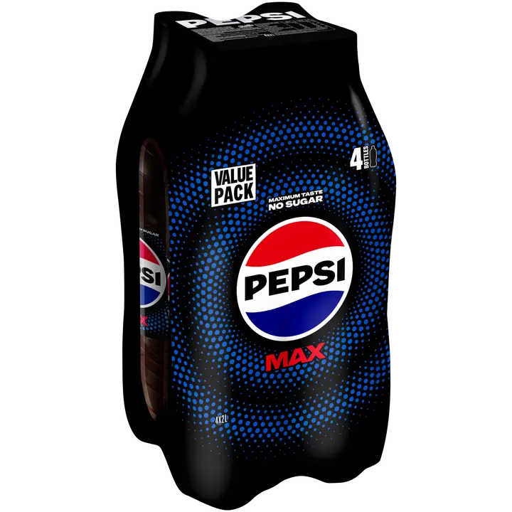 4 x Pepsi Max virvoitusjuoma 2,0 l