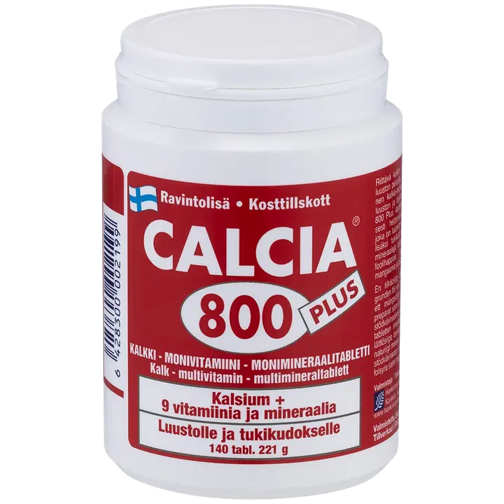 Calcia 800 Plus kalkki-monivitamiini-monimineraalitabletti 140 tabl