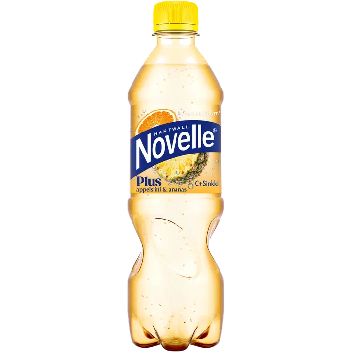 Hartwall Novelle Plus C + Sinkki Appelsiini-Ananas vitaminized water0,5 l