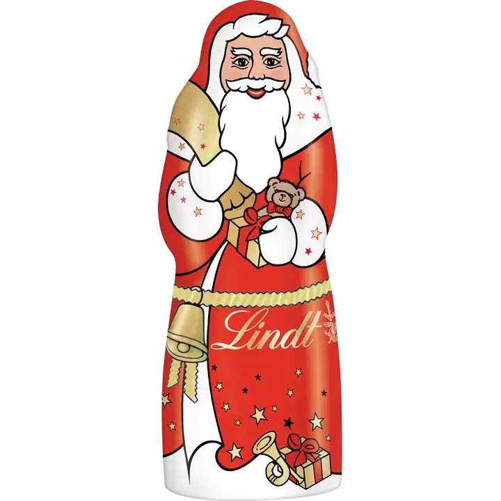 Lindt SANTA Claus Joulupukki maitosuklaakuvio 70g