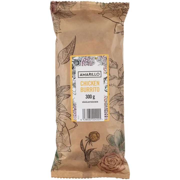 Amarillo Chicken burrito 300g