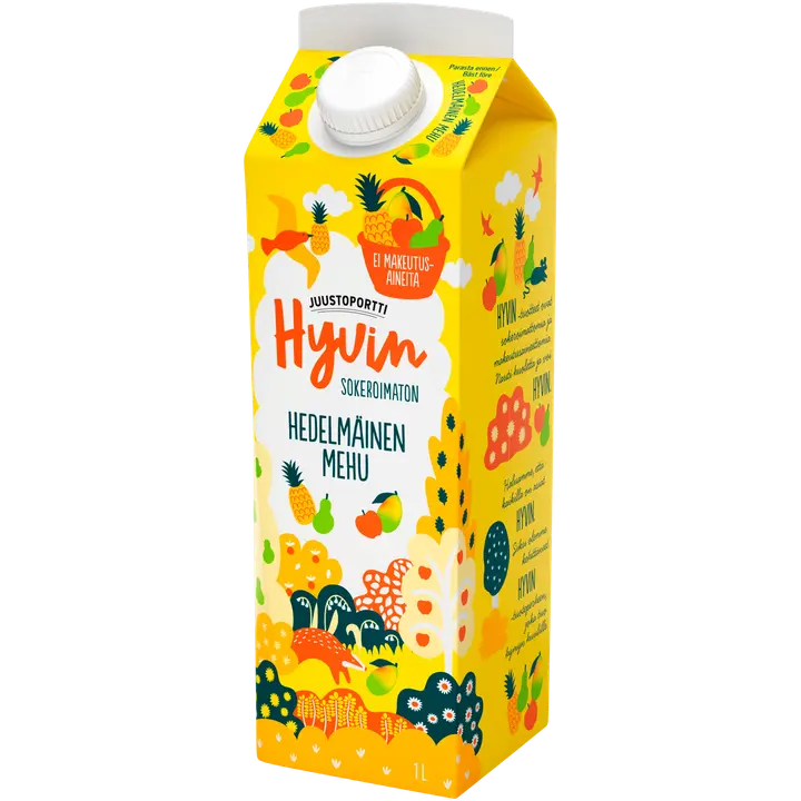 Juustoportti Hyvin mehu 1 l hedelmäinen