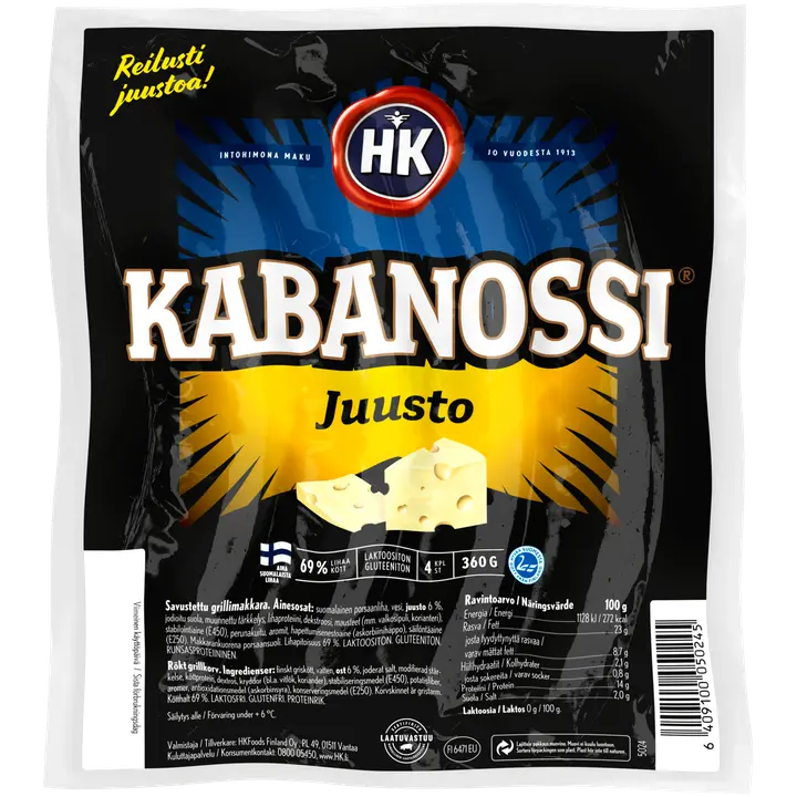 HK Kabanossi® Juusto 360 g