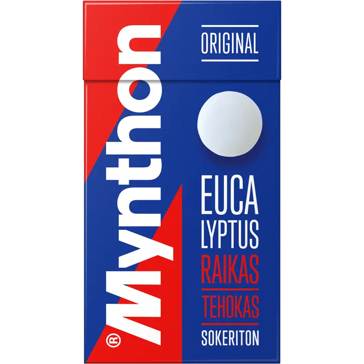 Mynthon Original Eucalyptus sokeriton kurkkupastilli 35g