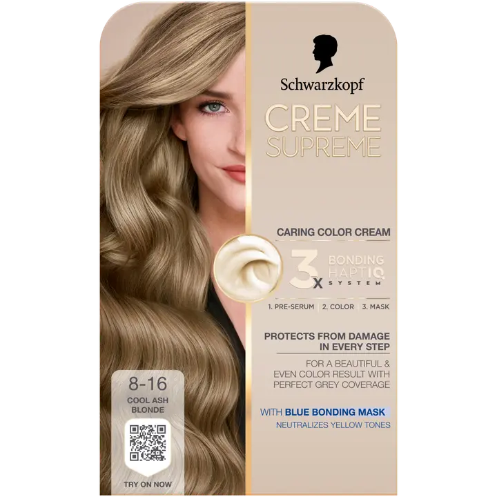 Juuksevärv Schwarzkopf Creme Supreme 8-16 Cool Ash Blonde