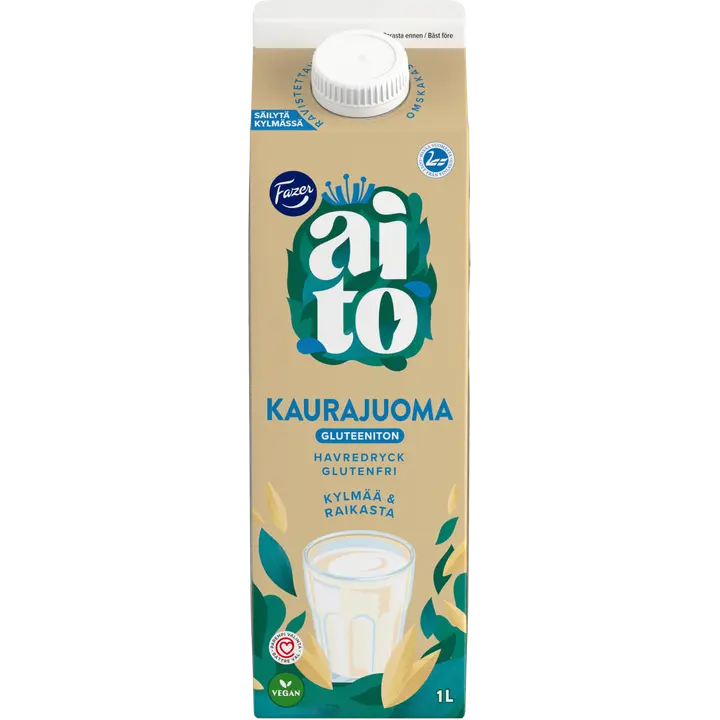 Fazer Aito 1l ESL Gluteeniton Kaurajuoma