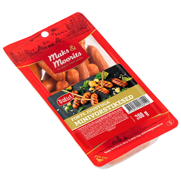 Forte juustuga minivorstikesed 300 g