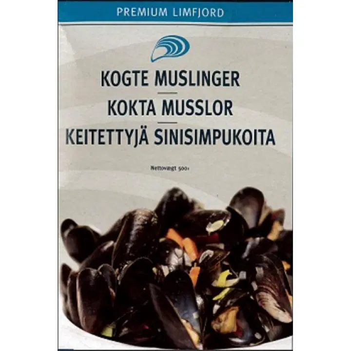 Johan i Hallen & Bergfalk MSC sinisimpukka kokonainen keitetty 500 g