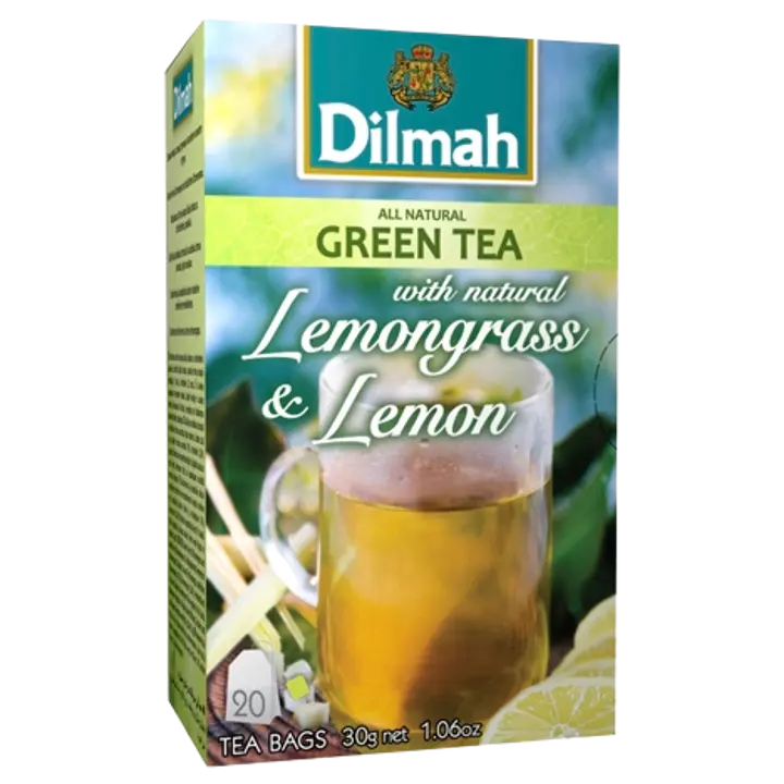 Dilmah roheline tee sidrunheina ja sidruniga 20 x 1,5 g