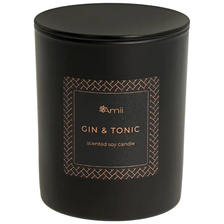 Amii lõhnaküünal must Gin Tonic 145g