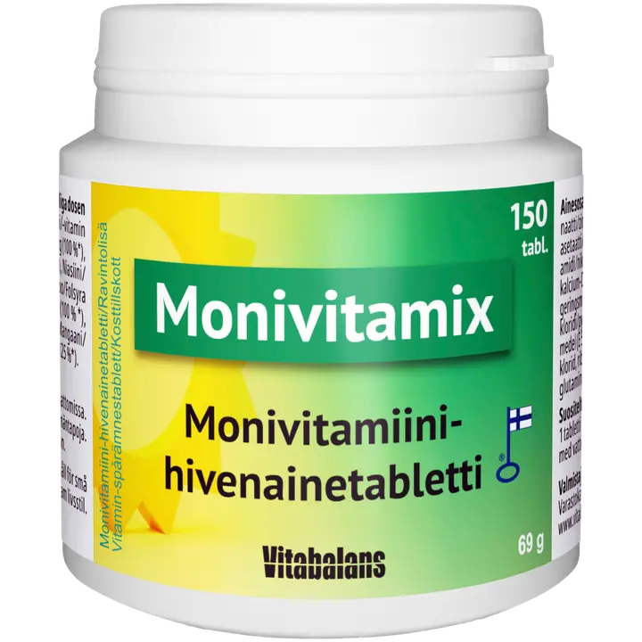 Monivitamix Monivitamiini -hivenainetabletti 150 tabl.