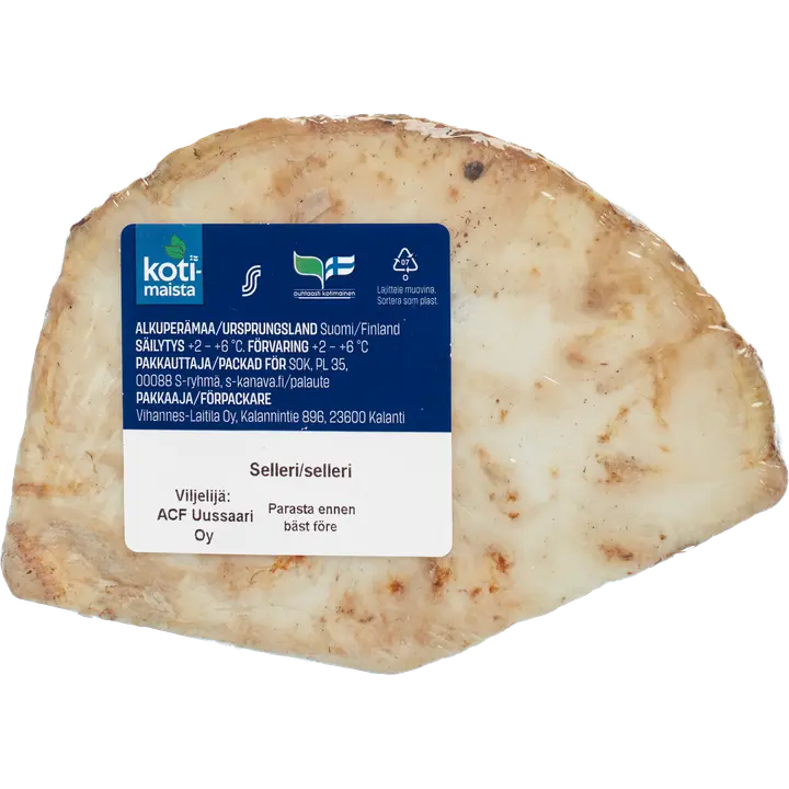 Kotimaista selleri paloiteltu