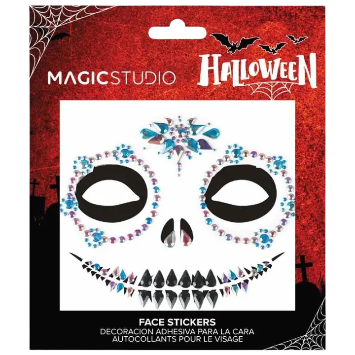 Magic Studio Halloween kasvotarrat sininen