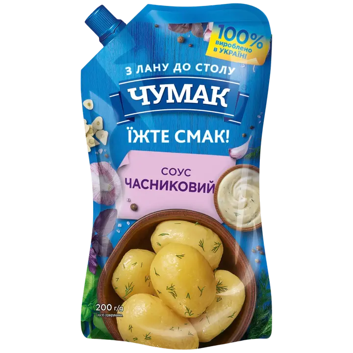 Chumak küüslaugumaitseline kaste 200g