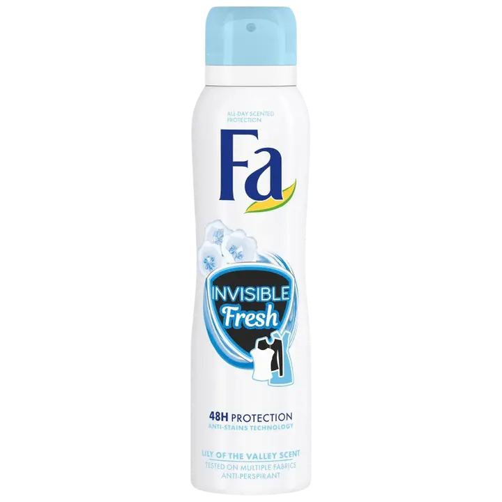 Spreideodorant Invisible Fresh 150 ml