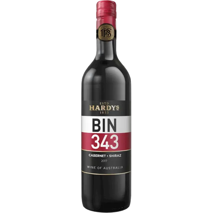 Hardys Bin 343 Cabernet Shiraz GT vein 13,5%vol 750ml