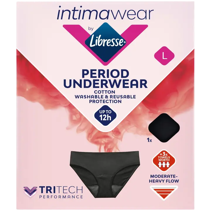 Libresse menstruatsiooni aluspesu Cotton Hipster L