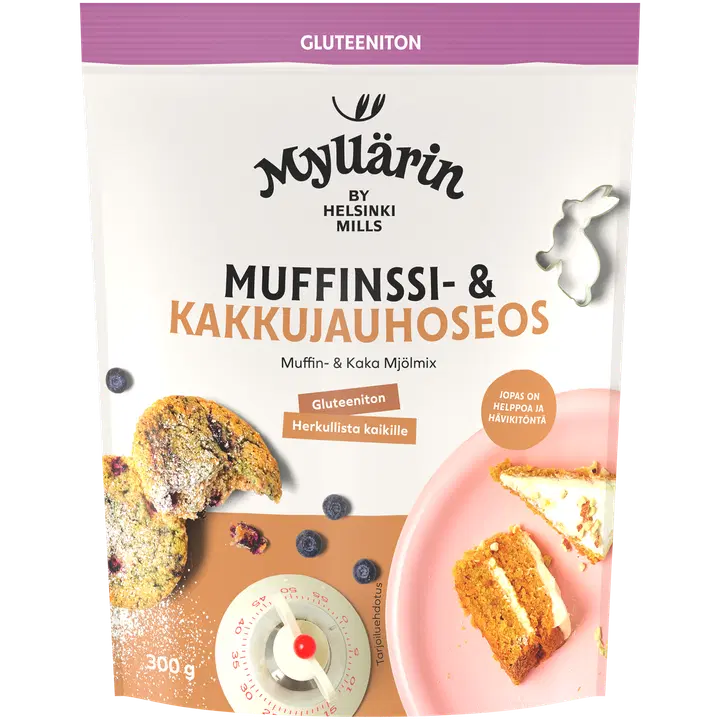 Myllärin Gluteeniton Muffinssi- & Kakkujauhoseos 300 g