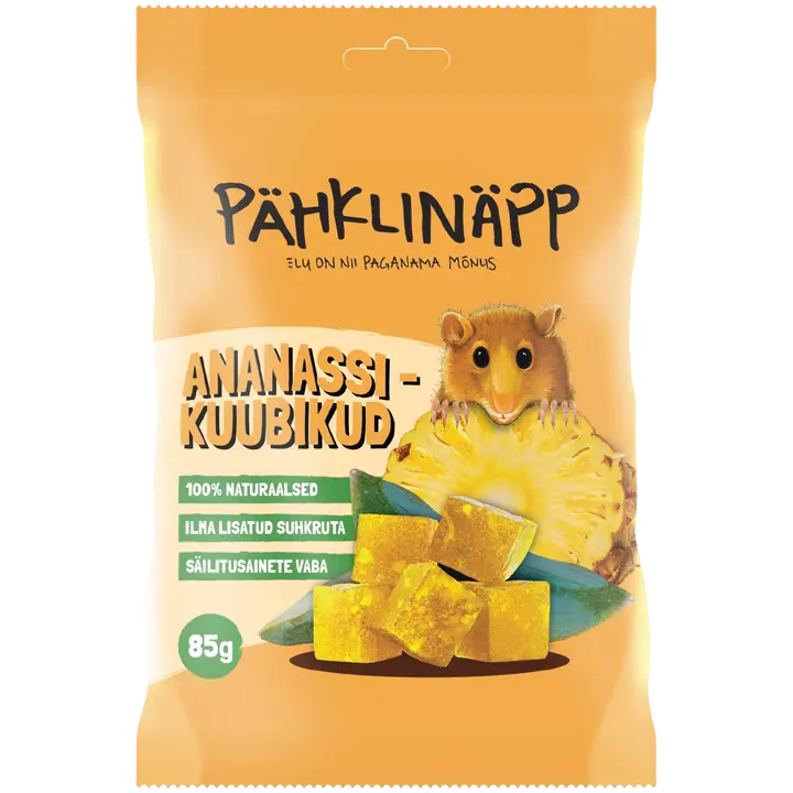 Pähklinäpp ananassikuubikud 85 g
