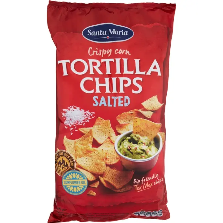 Santa Maria Tortilla Chips Salted suolatut maissilastut 475 g