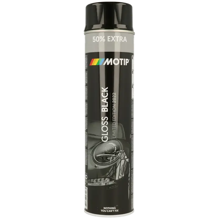 Motip Special veljevärv 600ml must läikiv