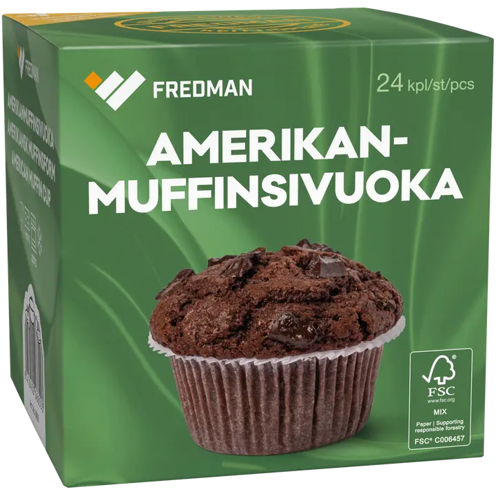 Muffinivormid Fredman American 24tk