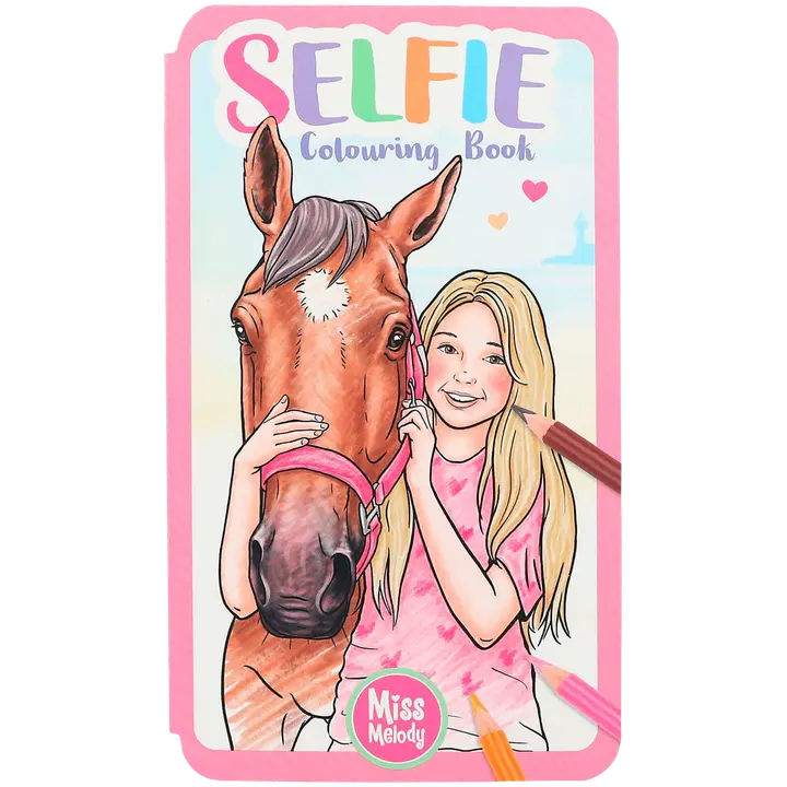 Miss Melody Taskuvärityskirja SELFIE