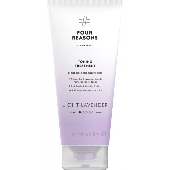 Four Reasons Color Mask Toning Treatment Light Lavender sävyttävä tehohoito 200 ml