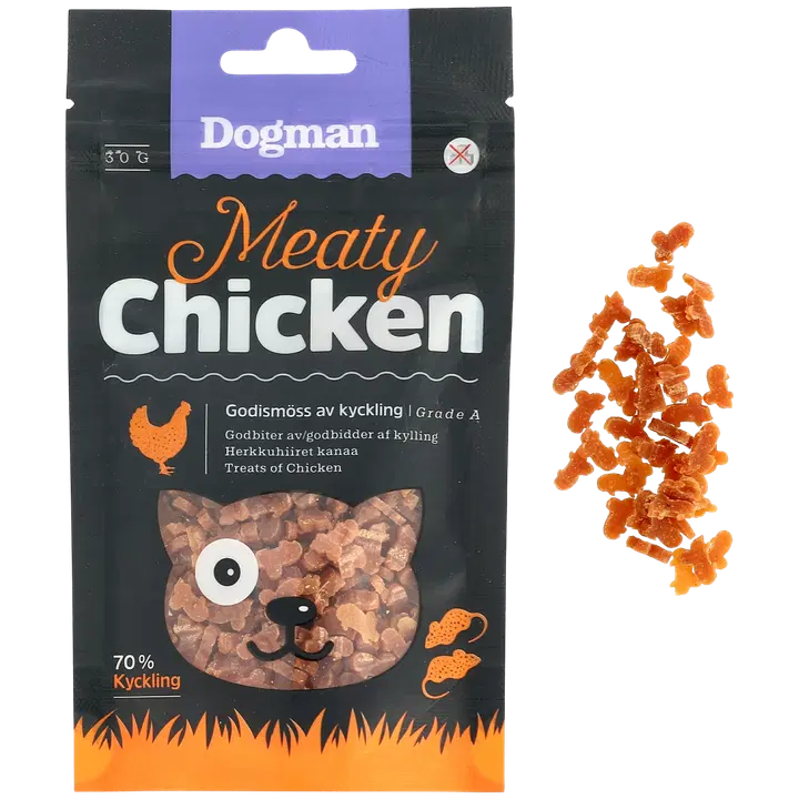 Dogman MeatyChicken herkkuhiiret kanaa 30g
