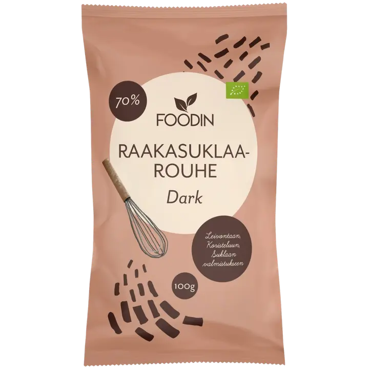 Foodin Raakasuklaamassa Dark 100g luomu