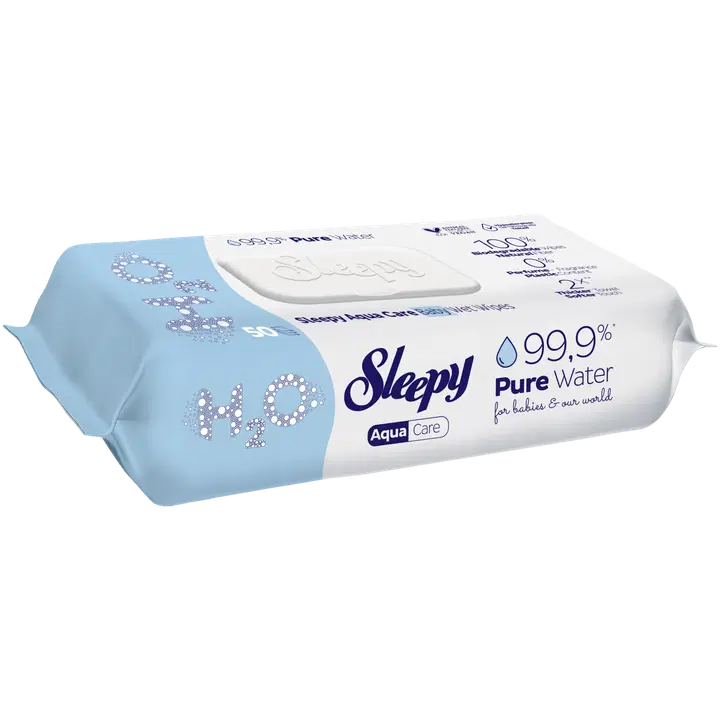 Sleepy biolagunevad niisked salvrätikud beebile 50 tk