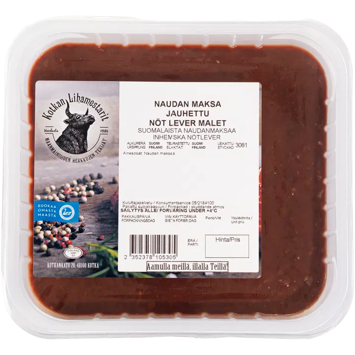 Kotkan lihamestarit naudan maksa jauhettu n. 400 g