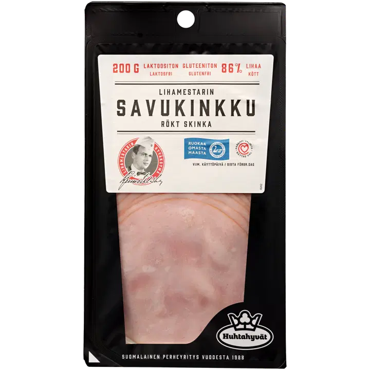 Huhtahyvät Lihamestarin Savukinkku 200g