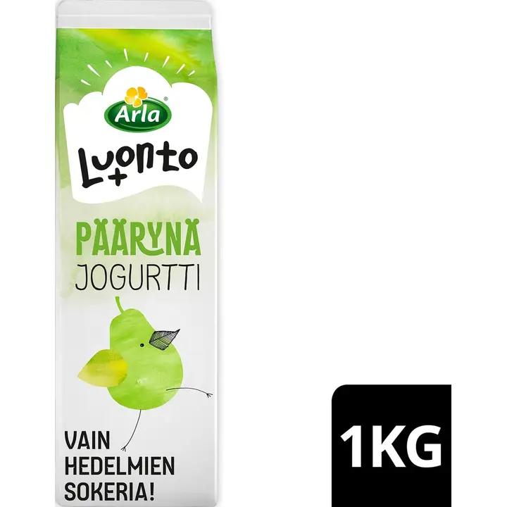 Arla Luonto+ AB 1kg laktoositon Päärynäjogurtti