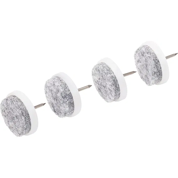 Huopatassu naula 28 mm 4 kpl, valkoinen