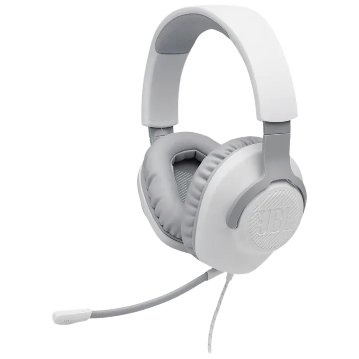 Mänguri kõrvaklapid Quantum 100, valge