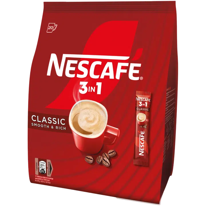 Nescafé 3in1 Classic Bag 20 kpl/310g pikakahvi