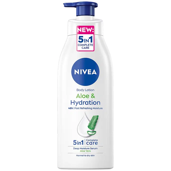 NIVEA 400ml Aloe & Hydration Body Lotion -vartalovoide