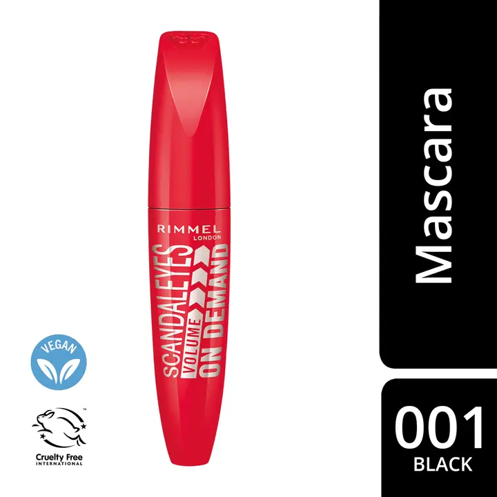 Rimmel London Scandaleyes Volume On Demand ripsiväri 12 ml, 001 Black ripsiväri