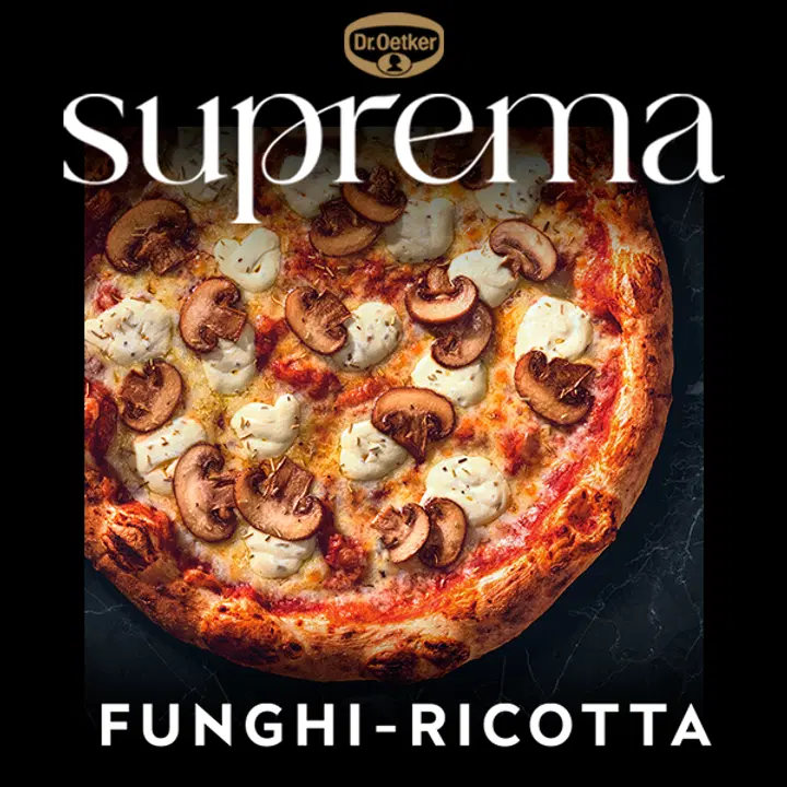 Dr. Oetker Suprema Funghi Ricotta pakastepizza 525 g