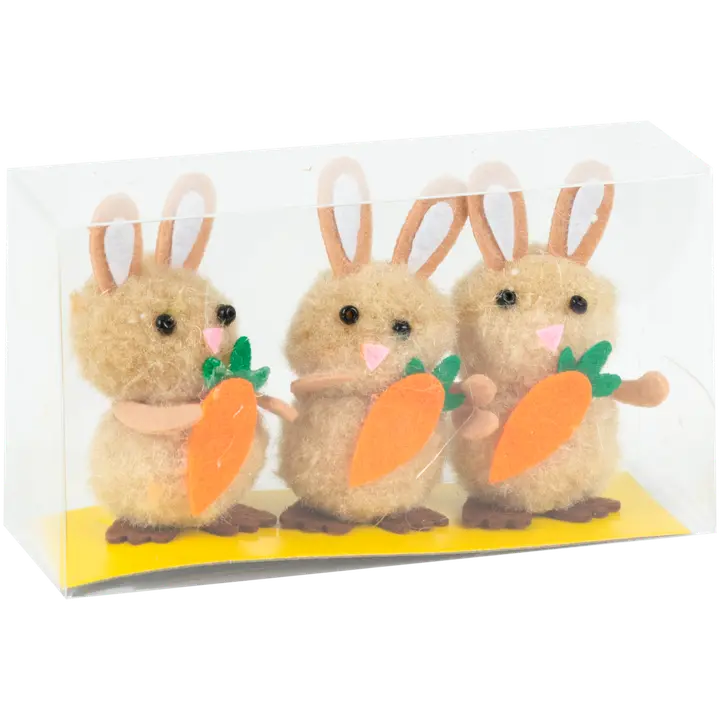 Pääsiäispupu porkkana 6 cm 3 kpl