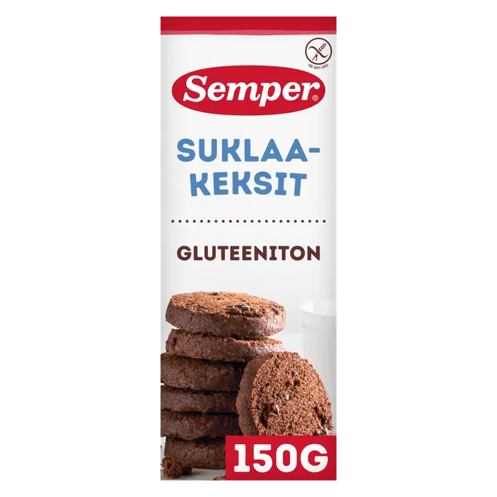 Semper Gluteeniton Suklaakeksi 150g