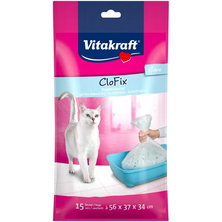 Vitakraft CloFix kattlådans skyddande påse 15st