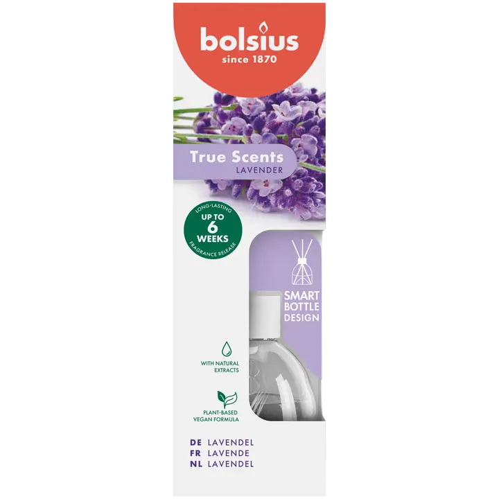 Bolsius True Scents – huonetuoksu – Lavender – 60 ml