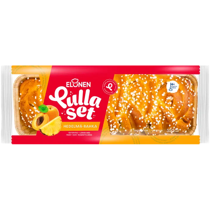 Elonen Pullaset Hedelmä-rahkapitko 350g
