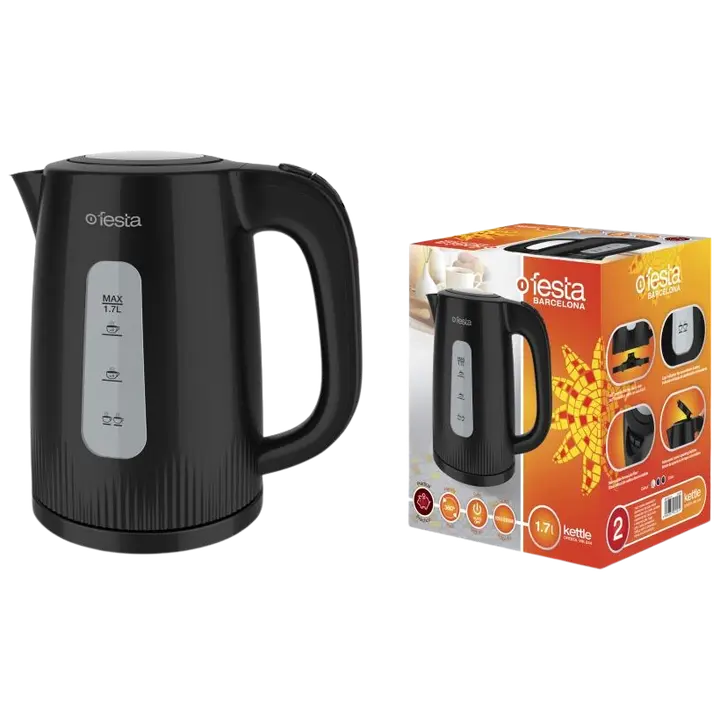 Veekeetja Practical 1,7l/2200W, must