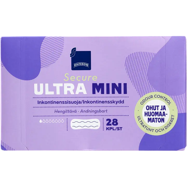Rainbow Ultra Mini inkontinents hügieeniside 28 tk