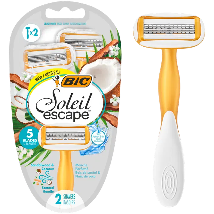 BIC Soleil Escape 5 Coconut & Sandalwood-varsiterä