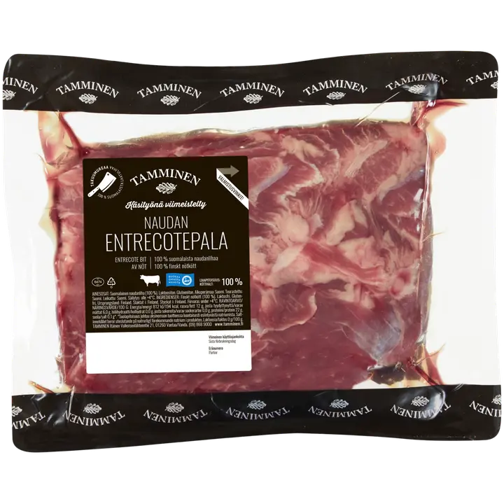 Tamminen naudan entrecotepalan 1kg