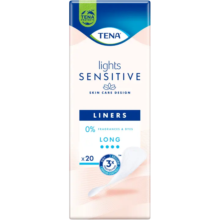 TENA Lights SENSITIVE Long pikkuhousunsuoja 20 kpl